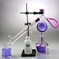 YIGEYI Aparato de destilación del destilador Laboratorio de cristalería Industria científica Destilador de agua para la…